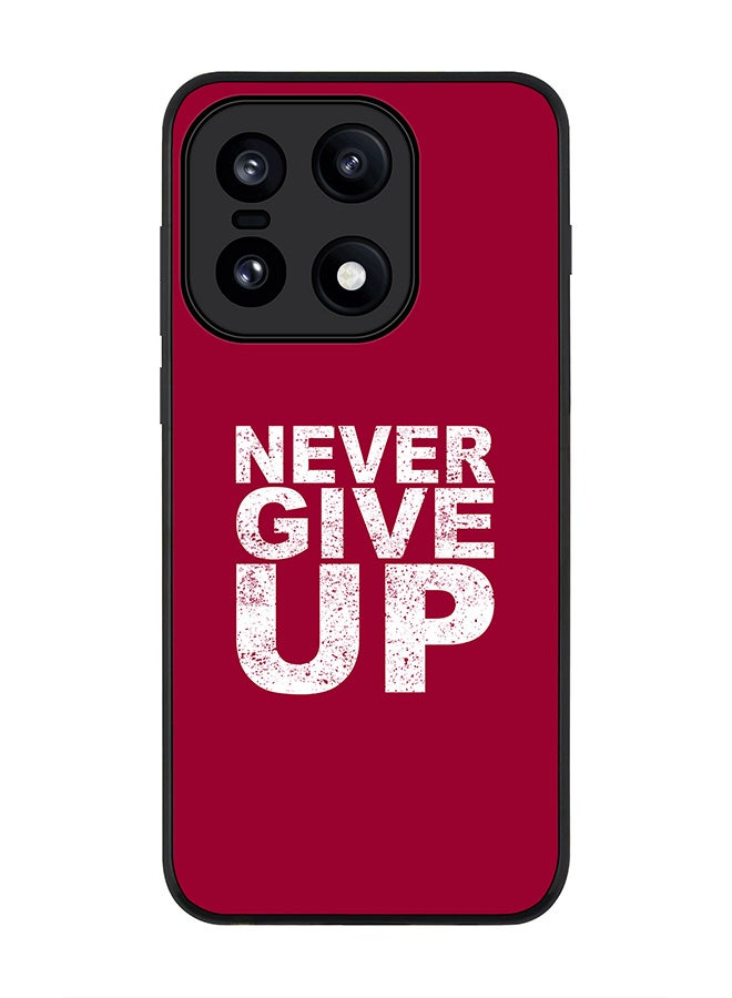 For OnePlus 15 Case,Slim fit Camera Protection, Shockproof Thin Phone cover  - Never ever give up